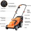 imageLawnMaster 20VMWGT 24V Max 13inch Lawn Mower and Grass Trimmer 10inch Combo with 2x40Ah Batteries and Charger14inch