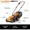 imageLawnMaster 20VMWGT 24V Max 13inch Lawn Mower and Grass Trimmer 10inch Combo with 2x40Ah Batteries and Charger24V MowerBlower