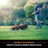 imageLawnMaster 20VMWGT 24V Max 13inch Lawn Mower and Grass Trimmer 10inch Combo with 2x40Ah Batteries and Charger24V MowerBlower