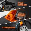 imageLawnMaster 20VMWGT 24V Max 13inch Lawn Mower and Grass Trimmer 10inch Combo with 2x40Ah Batteries and Charger24V MowerTrimmer