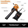 imageLawnMaster BV1210 Electric Blower Vacuum Mulcher 12 Amp 2Speed Adjustment with Metal Impeller 240 MPH 380 CFM 161 Mulch Ratio with Collection Bag12 Amp