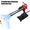 imageLawnMaster BV1210 Electric Blower Vacuum Mulcher 12 Amp 2Speed Adjustment with Metal Impeller 240 MPH 380 CFM 161 Mulch Ratio with Collection BagElectric