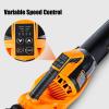 imageLawnMaster CLBL4016A Cordless Leaf Blower 40V Max with 20AhBattery Powered Leaf Blower Lightweight for Lawn Care Leaves and Snow BlowingBattery ampamp Quick Charger