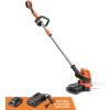imageLawnMaster CLGT2412S 24V 12quot Cordless String Trimmer 20AH Battery ampamp Charger IncludedCordless