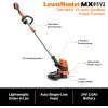 imageLawnMaster CLGT2412S 24V 12quot Cordless String Trimmer 20AH Battery ampamp Charger IncludedCordless