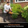 imageLawnMaster CLHT2422 Cordless Hedge Trimmer 24V Max with 20Ah Battery and a ChargerOrange