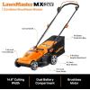 imageLawnMaster CLM2413A Cordless 13Inch Lawn Mower 24V Max with 2X40Ah Battery and a Charger15Inch