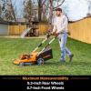imageLawnMaster CLM2413A Cordless 13Inch Lawn Mower 24V Max with 2X40Ah Battery and a Charger21inch with 4 battery