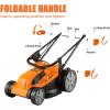 imageLawnMaster CLMF4817E 48V MAX Brushless Mower with 2X24V MAX 40Ah Battery and a Dual Charger16Inch
