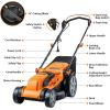 imageLawnMaster CLMF4817E 48V MAX Brushless Mower with 2X24V MAX 40Ah Battery and a Dual Charger16Inch