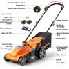 imageLawnMaster CLMF4817E 48V MAX Brushless Mower with 2X24V MAX 40Ah Battery and a Dual Charger17Inch