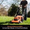 imageLawnMaster CLMF4817E 48V MAX Brushless Mower with 2X24V MAX 40Ah Battery and a Dual Charger19Inch