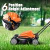 imageLawnMaster CLMF4819X 19inch Brushless Cordless Mower with 2X24V MAX 40Ah Battery and a Dual Charger 6 Cutting PositionMower
