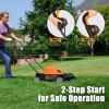 imageLawnMaster CLMF4819X 19inch Brushless Cordless Mower with 2X24V MAX 40Ah Battery and a Dual Charger 6 Cutting PositionMower