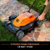 imageLawnMaster CLMF4819X 19inch Brushless Cordless Mower with 2X24V MAX 40Ah Battery and a Dual Charger 6 Cutting Positioncordless 19inch