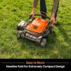 imageLawnMaster CLMF4819X 19inch Brushless Cordless Mower with 2X24V MAX 40Ah Battery and a Dual Charger 6 Cutting Positioncordless 19inch