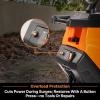 imageLawnMaster FD1503 Electric Wood Chipper Shredder 15Amp 18Inch Cutting Diameter Max 141 Reduction