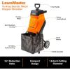 imageLawnMaster FD1503 Electric Wood Chipper Shredder 15Amp 18Inch Cutting Diameter Max 141 Reduction