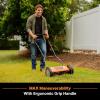 imageLawnMaster LMRM1602 Push Reel Lawn Mower 16Inch 5Blade14inch