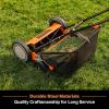 imageLawnMaster LMRM1602 Push Reel Lawn Mower 16Inch 5Blade18inch