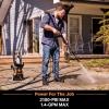 imageLawnMaster LT2100B Electric Pressure Washer 2300 PSI MAX 13 Amp 12 GPM CSA Certified with 5 Nozzles Powerful Storage Organization2100 Max PSI with Foam Bottle