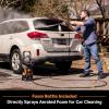 imageLawnMaster LT2100B Electric Pressure Washer 2300 PSI MAX 13 Amp 12 GPM CSA Certified with 5 Nozzles Powerful Storage Organization2100 Max PSI with Foam Bottle