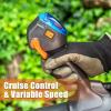 imageLawnMaster NPTBL31AB NoPull Backpack Leaf Blower GasPowered with Electric Start 31cc 2Cycle Engine 470CFM 175MPH31 CC