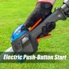 imageLawnMaster NPTGCP2517B NoPull Gas String Trimmer with Electric Start 25cc 2 Cycle17Inch