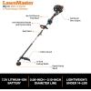 imageLawnMaster NPTGSP2517A NoPull Gas Grass Trimmer with Electric Start 25cc 2 Cycle17InchStraight Shaft 26CC 17Inch