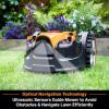 imageLawnMaster OcuMow Perimeter Wire Free Robot Lawn Mower Cuts Small Lawns 10002000 Square Feet with Optical Navigation Obstacle Avoidance Low Noise and No Go FunctionRobot Mower