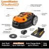 imageLawnMaster OcuMow VBRM701YAMIDR Perimeter Wire Free Robot Lawn Mower Cuts 16 Acre Optical NavigationObstacle Avoidance AutoCharging Station No Go Function WiFi ampamp Bluetooth Connection APP ControlMows up to 16 Acre