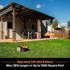 imageLawnMaster OcuMow VBRM701YAMIDR Perimeter Wire Free Robot Lawn Mower Cuts 16 Acre Optical NavigationObstacle Avoidance AutoCharging Station No Go Function WiFi ampamp Bluetooth Connection APP ControlMows up to 3500 Square Feet