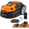 imageLawnMaster OcuMow VBRM701YAMIDR Perimeter Wire Free Robot Lawn Mower Cuts 16 Acre Optical NavigationObstacle Avoidance AutoCharging Station No Go Function WiFi ampamp Bluetooth Connection APP ControlMows up to 16 Acre