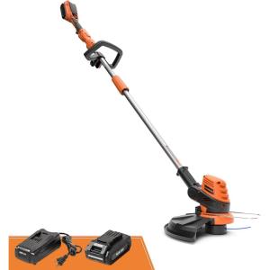 imageLawnMaster CLGT2412S 24V 12quot Cordless String Trimmer 20AH Battery ampamp Charger IncludedCordless