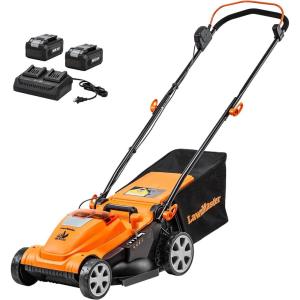 imageLawnMaster CLM2413A Cordless 13Inch Lawn Mower 24V Max with 2X40Ah Battery and a Charger15Inch