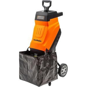 imageLawnMaster FD1503 Electric Wood Chipper Shredder 15Amp 18Inch Cutting Diameter Max 141 Reduction