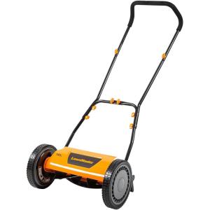 imageLawnMaster LMRM1602 Push Reel Lawn Mower 16Inch 5Blade14inch