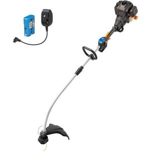 imageLawnMaster NPTGCP2517B NoPull Gas String Trimmer with Electric Start 25cc 2 Cycle17Inch