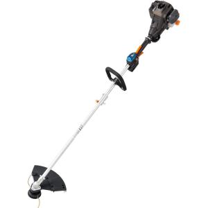imageLawnMaster NPTGSP2517A NoPull Gas Grass Trimmer with Electric Start 25cc 2 Cycle17InchStraight Shaft 25CC 17Inch