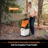 imageLawnMaster 15 Amp Electric Wood Chipper Shredder with Collection Bin  FD1504
