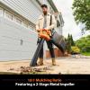 imageLawnMaster BV1210 Electric Blower Vacuum Mulcher 12 Amp 2Speed Adjustment with Metal Impeller 240 MPH 380 CFM 161 Mulch Ratio with Collection Bag12Amp