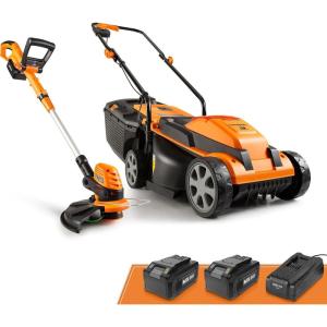 imageLawnMaster Electric Lawn Mower 12AMP 19Inch ME1218X0124V MowerTrimmer