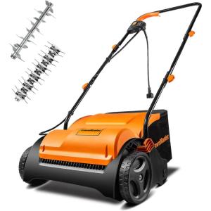 imageLawnMaster GV1314 Electric 15 13 Amp Dethatcher and Scarifier12 Inch