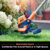 imageLawnMaster OcuMow 400 Series Robot Lawn Mower with Optical Navigation  VBRM601YCM ADRobot Mower  Grass Trimmer  2 Batteries