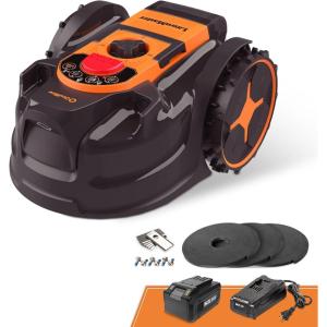 imageLawnMaster OcuMow 400 Series Robot Lawn Mower with Optical Navigation  VBRM601YCM ADMows up to 2600 Square Feet  80Ah